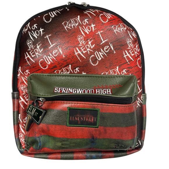 NWT - Nightmare on Elm Street Faux Leather Mini Back Pack - Picture 1 of 3